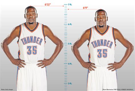 kevin durant draft height and weight